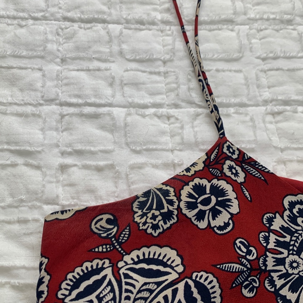 Madewell floral Italian silk dress - Picture 6 of 8